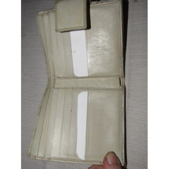 Gucci Guccissma Print Taupe Brown Large G Logo Leather Wallet - Picture 7 of 8